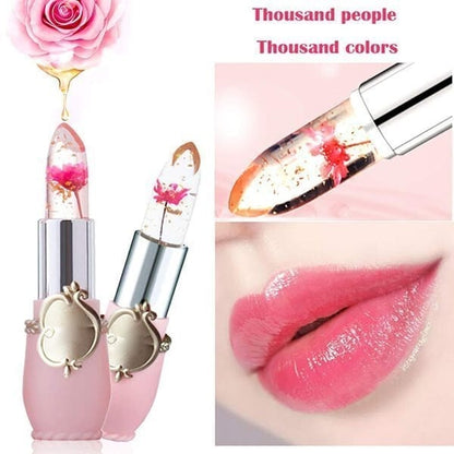 🔥Buy 1 Get 1 Free 💋 Crystal Jelly Flower Color-Changing Lipstick 💄