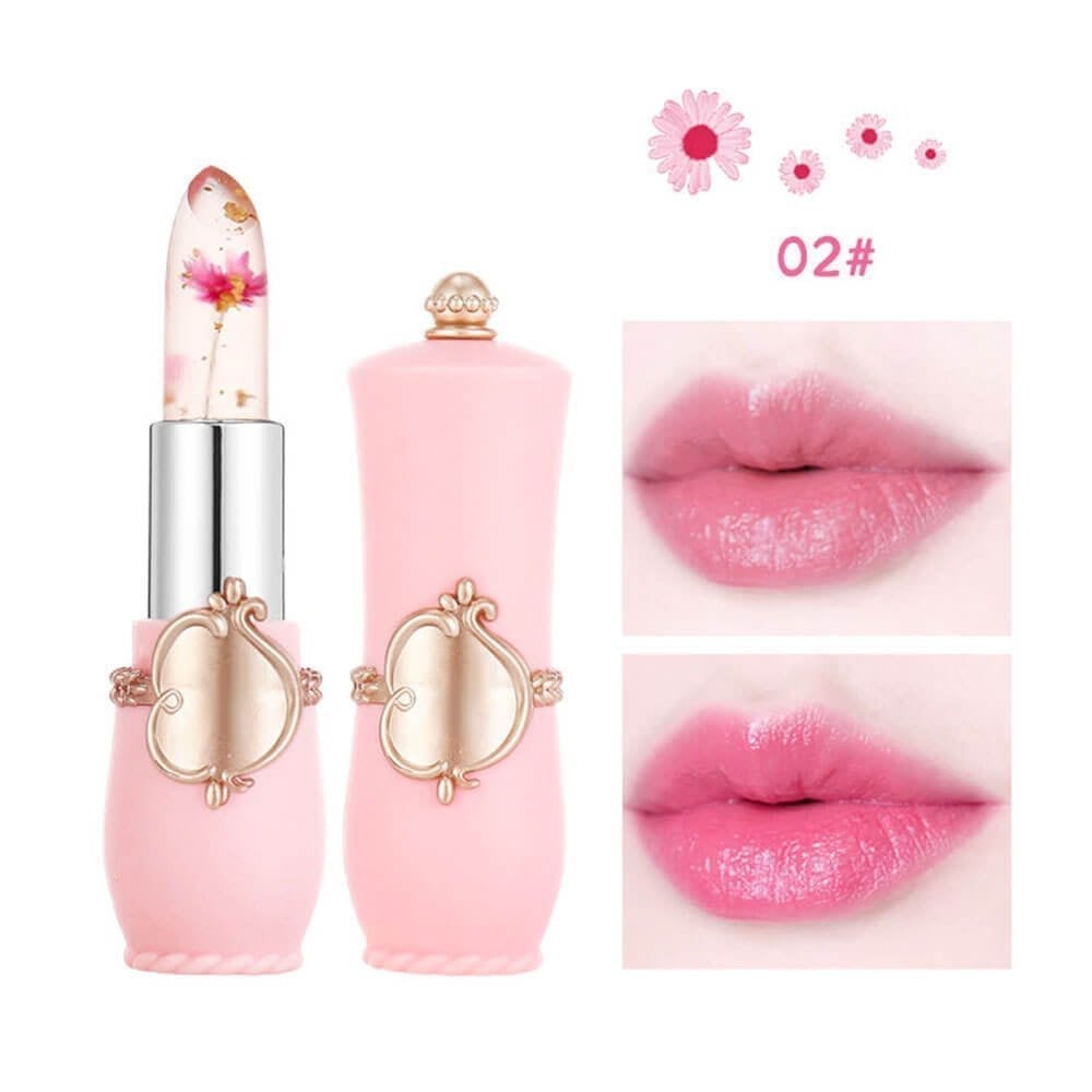 🔥Buy 1 Get 1 Free 💋 Crystal Jelly Flower Color-Changing Lipstick 💄