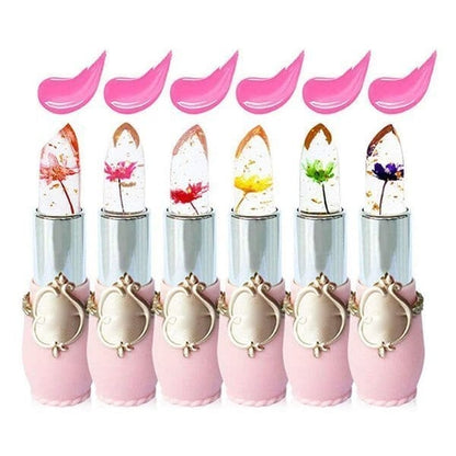 🔥Buy 1 Get 1 Free 💋 Crystal Jelly Flower Color-Changing Lipstick 💄