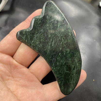 Natural Stone Massage Set: Scraping Board, Finger Clip & Egg-Shaped Massager