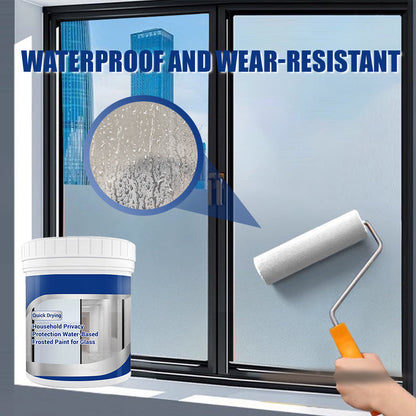 🔒✨ Household Privacy Protection Water-Based Frosted Paint for Glass 🚪🖌️ – Easy DIY Window Film Alternative, Instant Obscuring, Scratch-Resistant Finish, Ideal for Bathroom & Office Privacy, Safe & Odorless Formula
