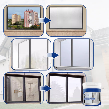 🔒✨ Household Privacy Protection Water-Based Frosted Paint for Glass 🚪🖌️ – Easy DIY Window Film Alternative, Instant Obscuring, Scratch-Resistant Finish, Ideal for Bathroom & Office Privacy, Safe & Odorless Formula
