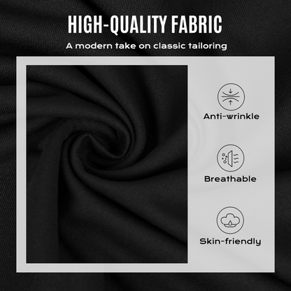 Button-Front Pleated Mini Blazer Dress