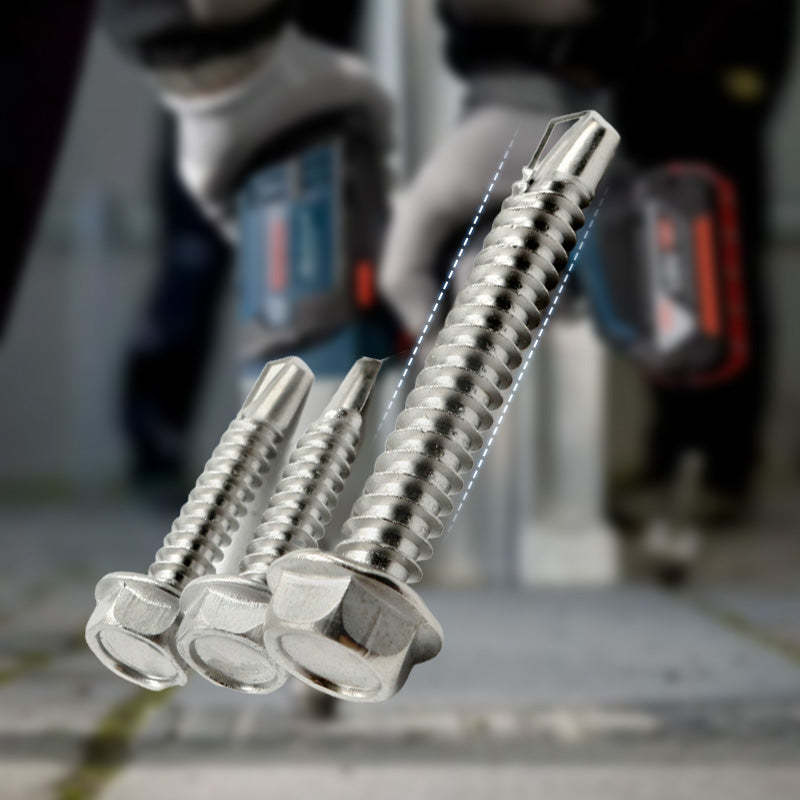 Stainless Steel Hex Washer Self-Drilling Screws