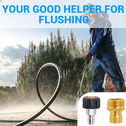High-Pressure Washer Connector Set, Includes 8 Accessories.