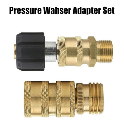 High-Pressure Washer Connector Set, Includes 8 Accessories.