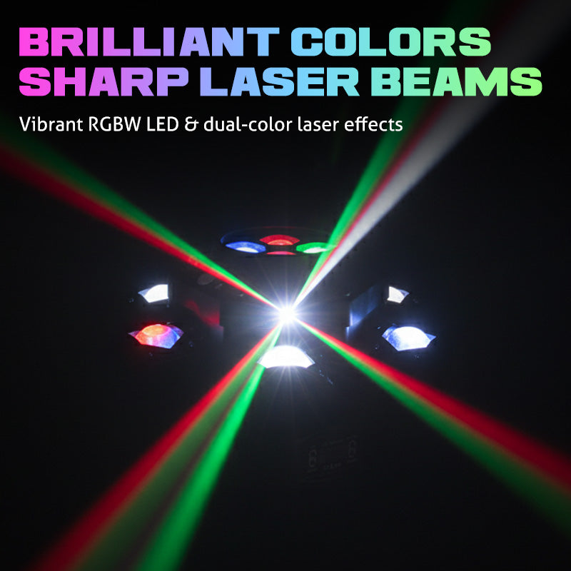 🎆✨ Multi-Beam LED Atmosphere Light – 16 Colors & Remote Control ✨🎉 Transform any room with vibrant RGB lighting! Perfect for parties, gaming, or home decor. Easy installation, dynamic effects, and customizable ambiance. Brighten your space instantly! 🎮🏠