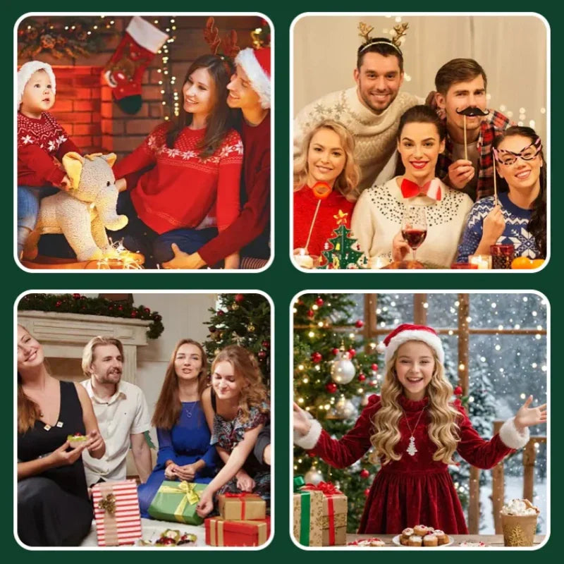 📢📢50  % OFF !!✨Christmas Temporary Face Makeup Stickers