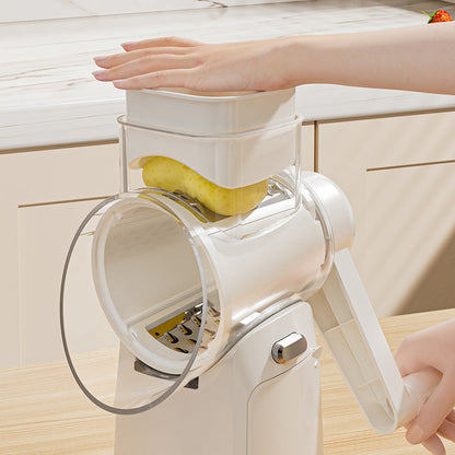Multifunctional Hand-Crank Drum Vegetable Slicer