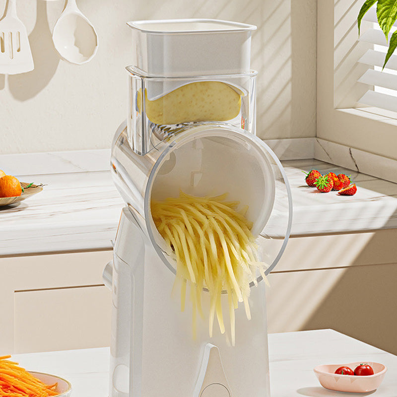 Multifunctional Hand-Crank Drum Vegetable Slicer