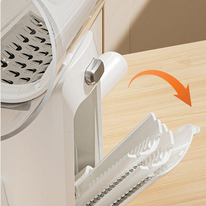 Multifunctional Hand-Crank Drum Vegetable Slicer