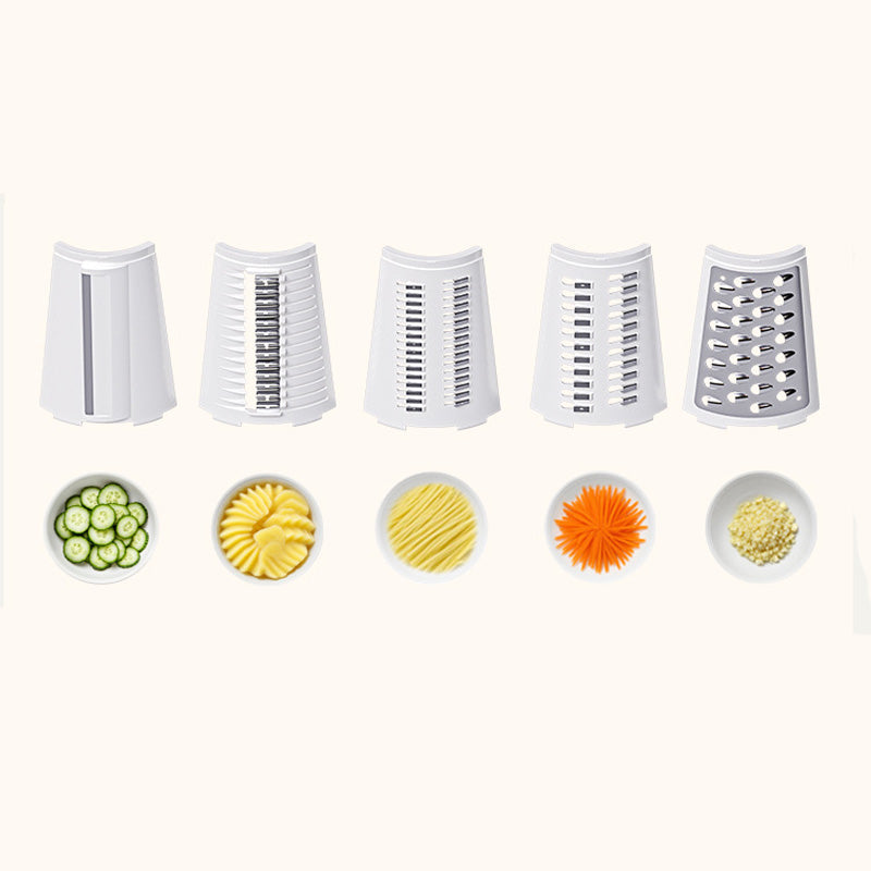 Multifunctional Hand-Crank Drum Vegetable Slicer