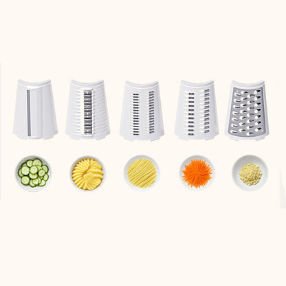 Multifunctional Hand-Crank Drum Vegetable Slicer