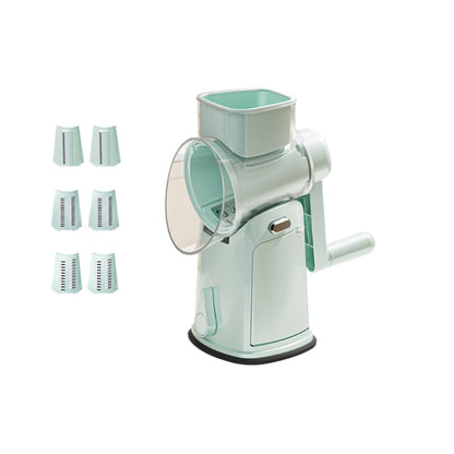 Multifunctional Hand-Crank Drum Vegetable Slicer