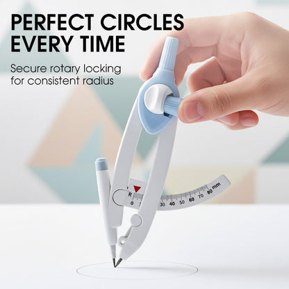 High-Precision Compass with Integrated Scale