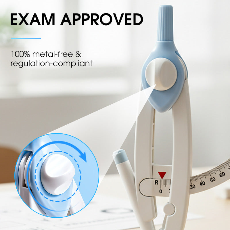 High-Precision Compass with Integrated Scale