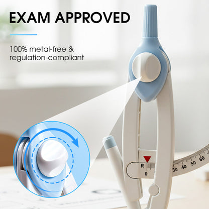 High-Precision Compass with Integrated Scale