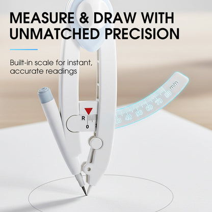 High-Precision Compass with Integrated Scale