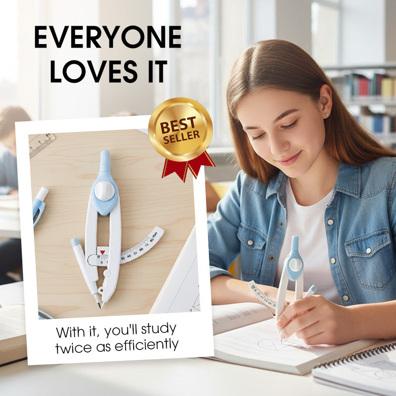 High-Precision Compass with Integrated Scale