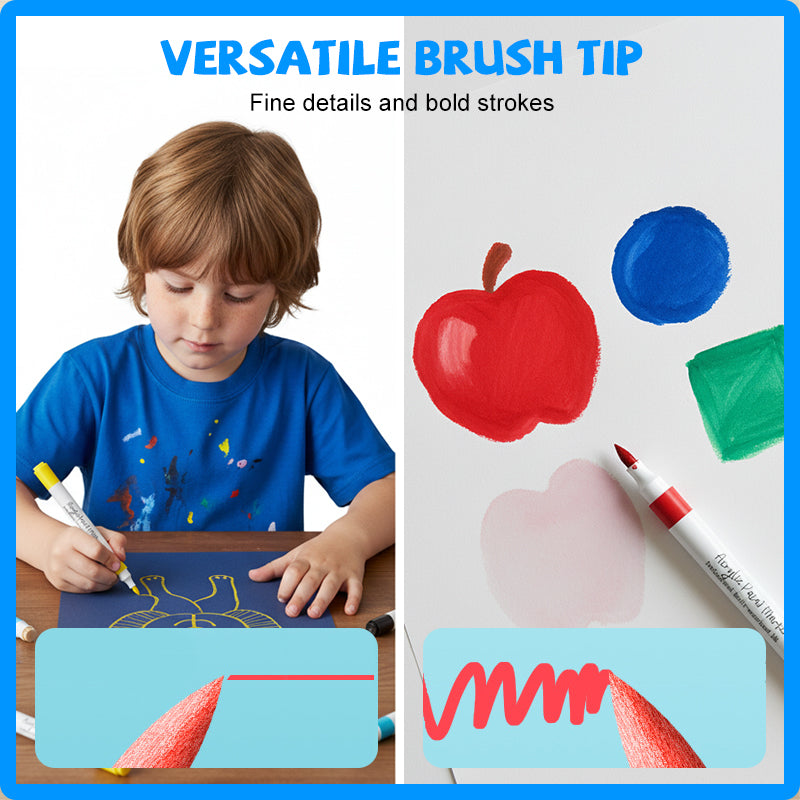 Multi-Purpose Quick-Dry Acrylic Marker Set