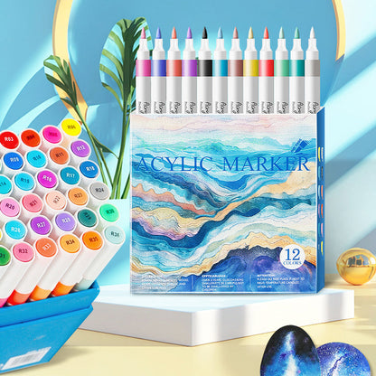 Multi-Purpose Quick-Dry Acrylic Marker Set