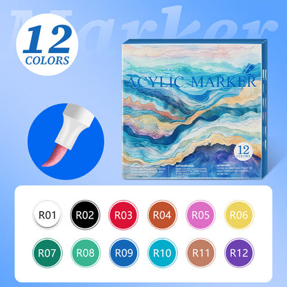 Multi-Purpose Quick-Dry Acrylic Marker Set
