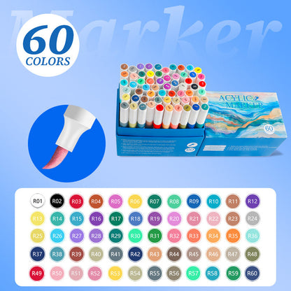 Multi-Purpose Quick-Dry Acrylic Marker Set