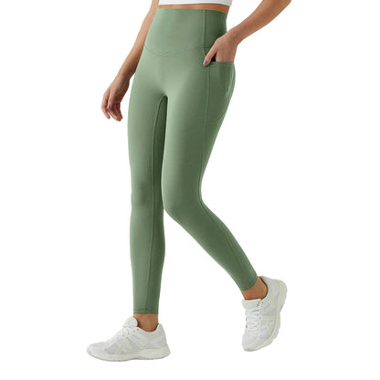 🧘‍♀️💨 Quick-Dry High-Stretch Yoga Leggings 👌🔥 Non-Slip Waistband, 4-Way Stretch, Breathable Fit for Studio to Street. Sweat-Wicking & Ultra-Comfy.