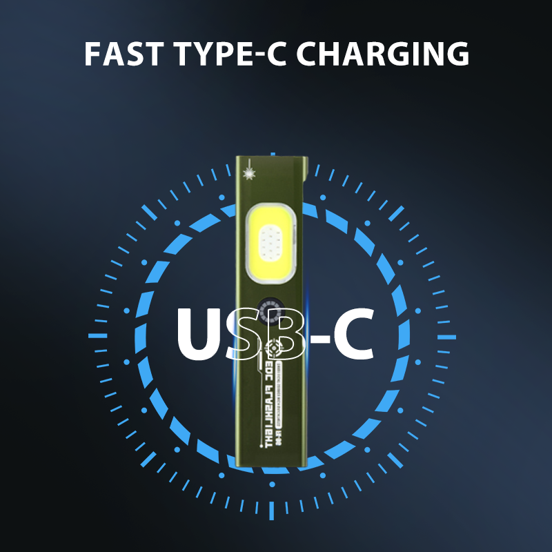 Magnetic Rechargeable High Lumens Flashlight