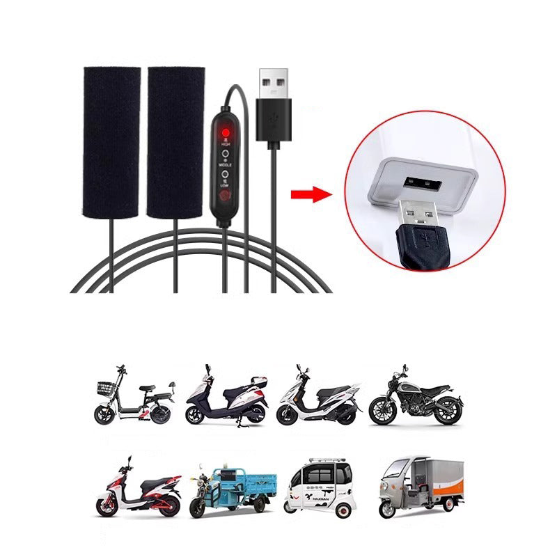 3-Level Temperature Control Heated Grips