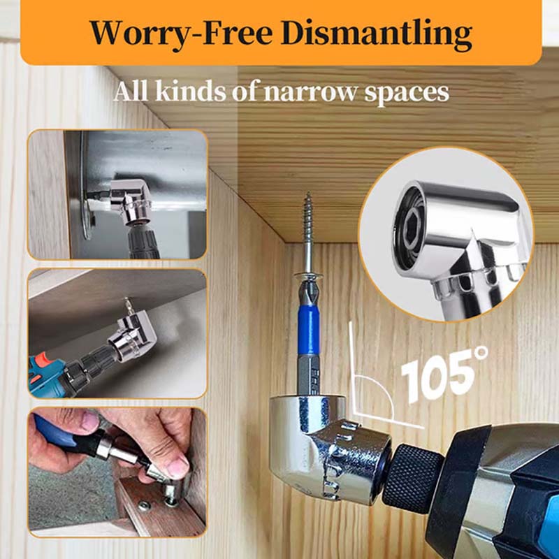 105 Degree Right Angle Drill Adapter Set