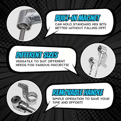 105 Degree Right Angle Drill Adapter Set