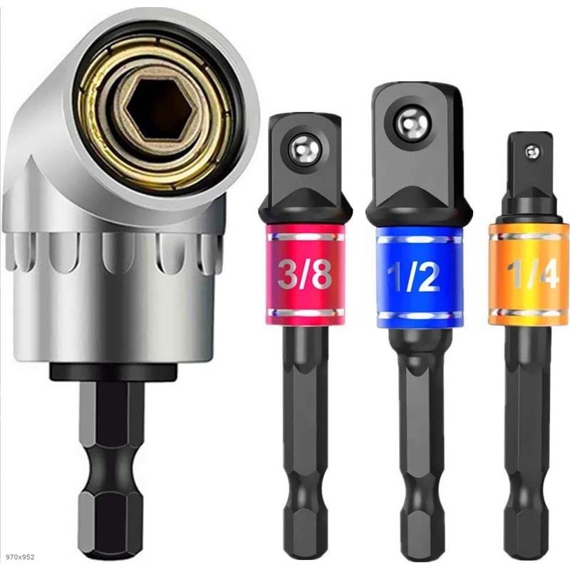 105 Degree Right Angle Drill Adapter Set