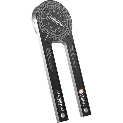 📏50% OFF NOW! Precision Aluminum Protractor‑Miter Saw Angle Finder Gauge, 360 Degree Angle Measuring Tool, Anodized Aluminum Protractor for Woodworking, Carpentry & DIY Cutting Projects