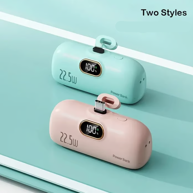 ⏳Time-Limited Special⏰5000mAh Mini Power Bank – Portable, Universal Compatibility 🔋🔌【Limited Offer】