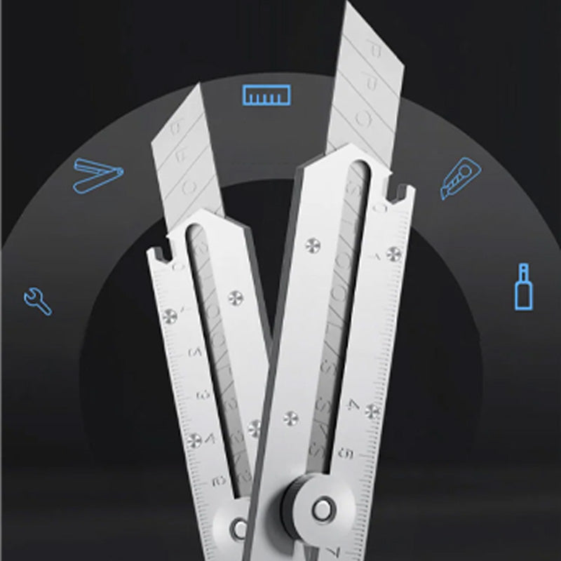 New Year Promotion: Buy 1 Get 1 Free🎁Multipurpose Utility Knife with Retractable Snap-off Blade