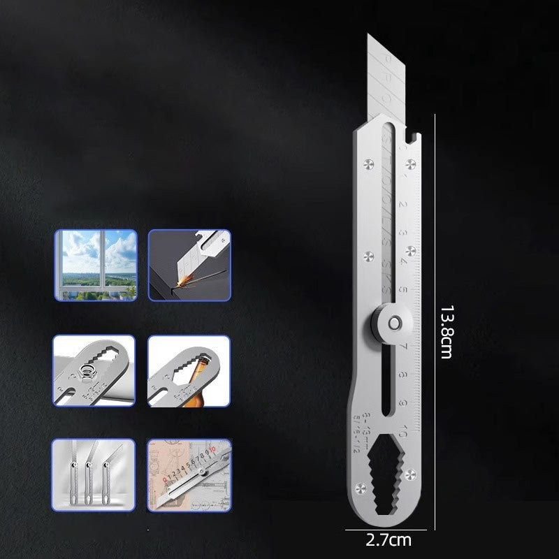 New Year Promotion: Buy 1 Get 1 Free🎁Multipurpose Utility Knife with Retractable Snap-off Blade