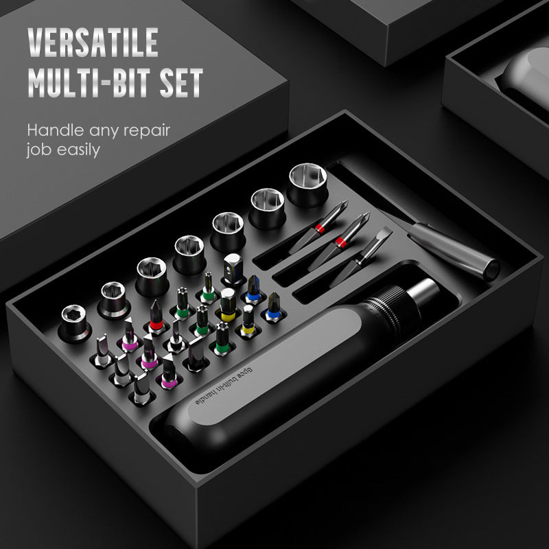 Multi-Function Ratcheting Screwdriver & Bit Kit
