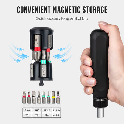 Multi-Function Ratcheting Screwdriver & Bit Kit
