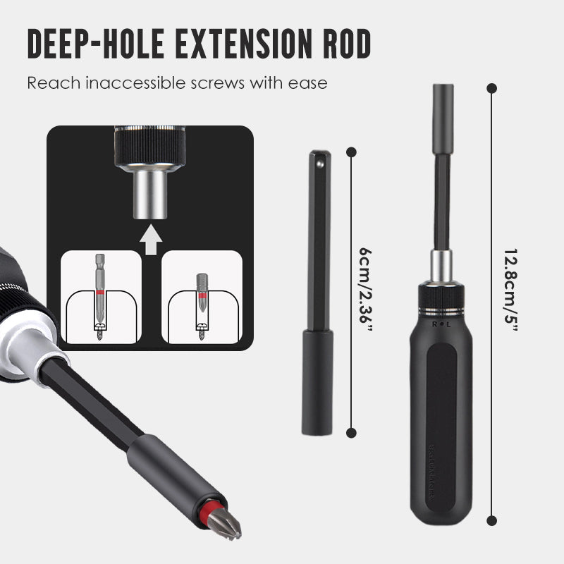 Multi-Function Ratcheting Screwdriver & Bit Kit