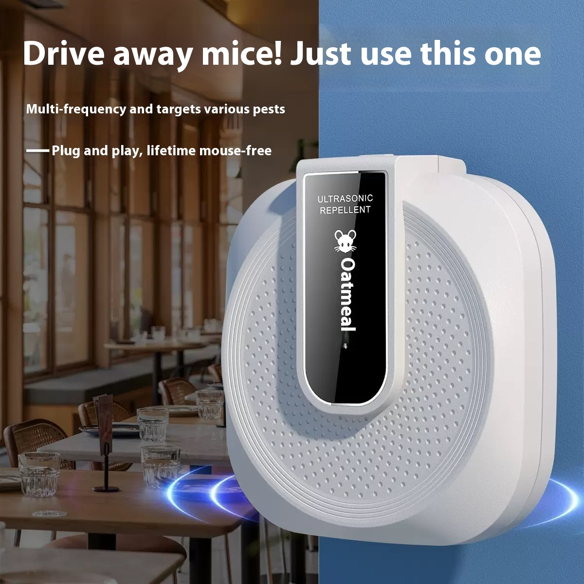 🔥2026 New Arrivals: 56% Off for a Limited Time!🔥Ultrasonic anti-boating and rat repeller is powerful - 360° smart technology