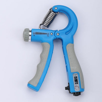 💪 Adjustable Hand Grip Strengthener: Auto Count, Non-Slip, Portable, All Levels