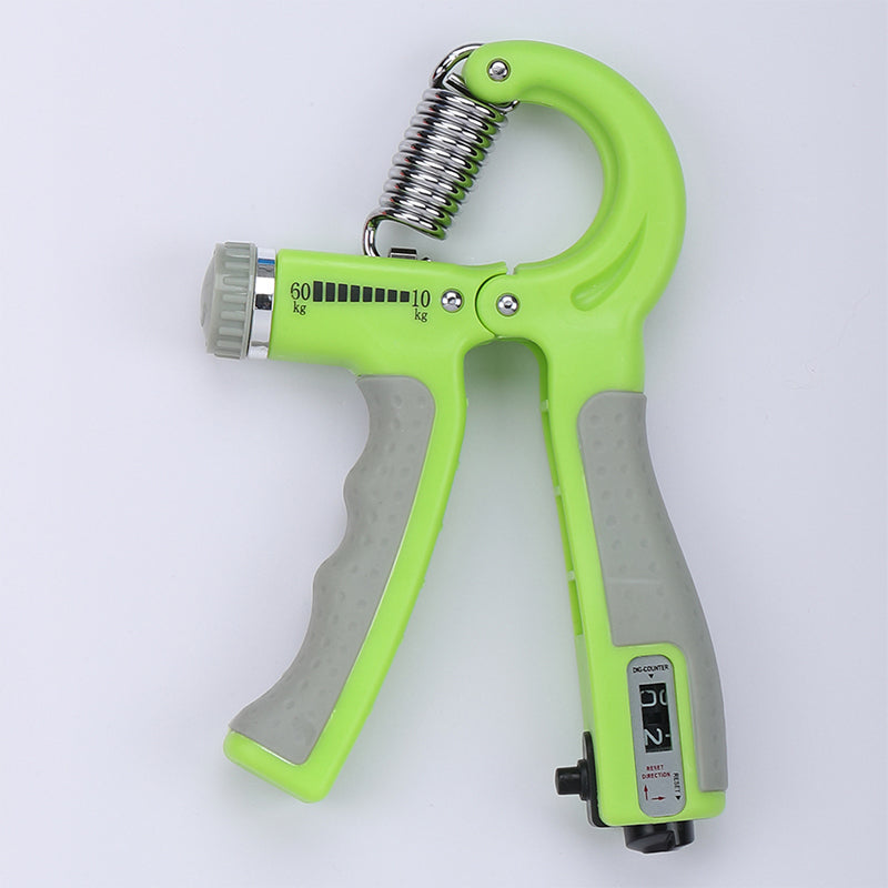 💪 Adjustable Hand Grip Strengthener: Auto Count, Non-Slip, Portable, All Levels