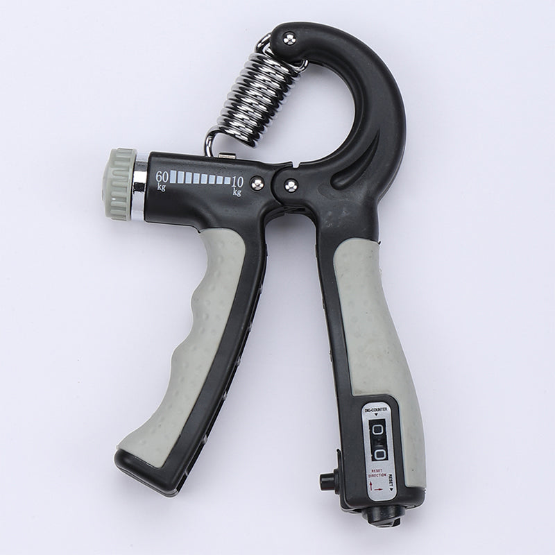 💪 Adjustable Hand Grip Strengthener: Auto Count, Non-Slip, Portable, All Levels