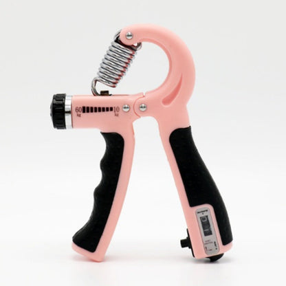 💪 Adjustable Hand Grip Strengthener: Auto Count, Non-Slip, Portable, All Levels