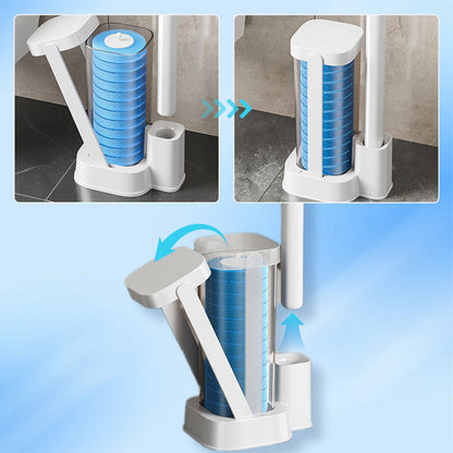 Toilet Brush Set with Disposable Brush Heads