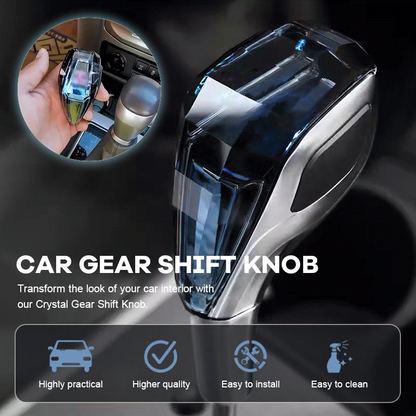 🚗Universal Touch-Activated LED Clear Gear Shift Knob