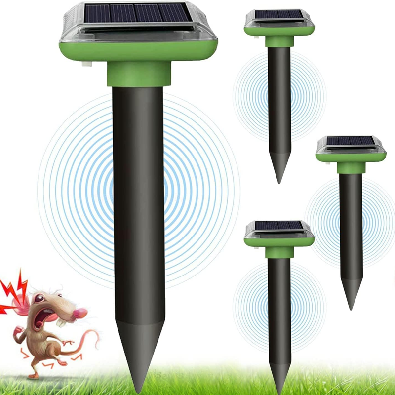 Today Only: 56% Off💥Ultrasonic Solar Powered Waterproof Mole Repellent