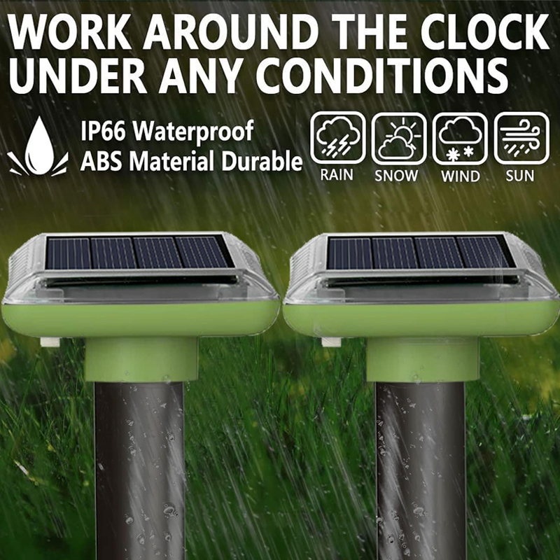 Today Only: 56% Off💥Ultrasonic Solar Powered Waterproof Mole Repellent