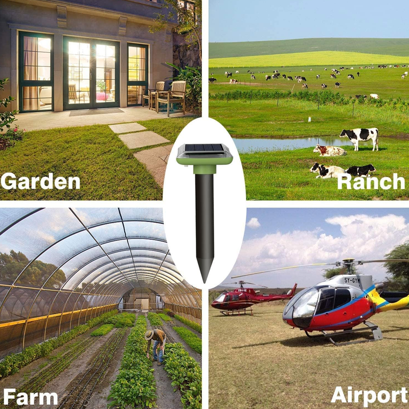 Today Only: 56% Off💥Ultrasonic Solar Powered Waterproof Mole Repellent